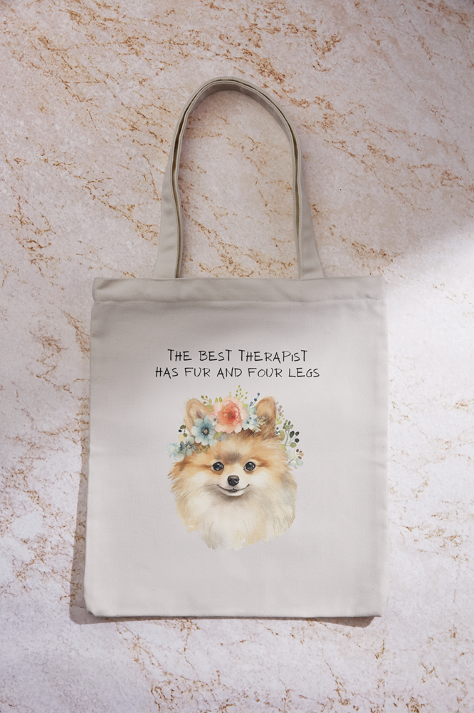 Tote Bag - Therapist Toy Pom Dog