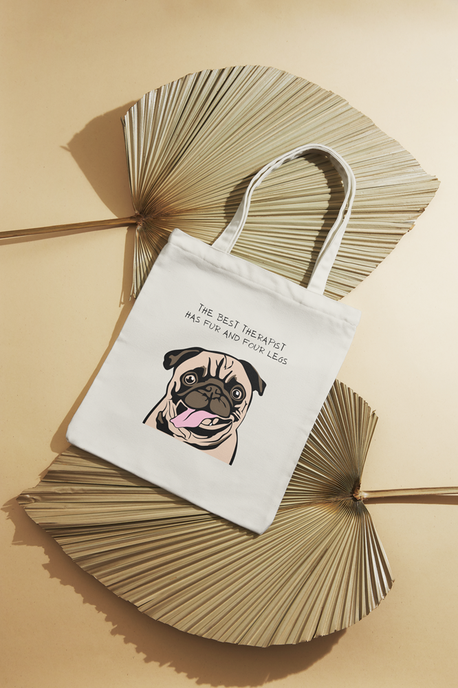 Tote Bag - Therapist Pug Dog